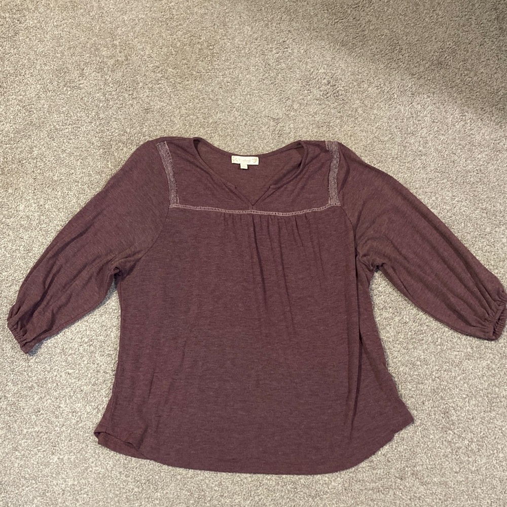 Suzanne Betro Mauve Blouse